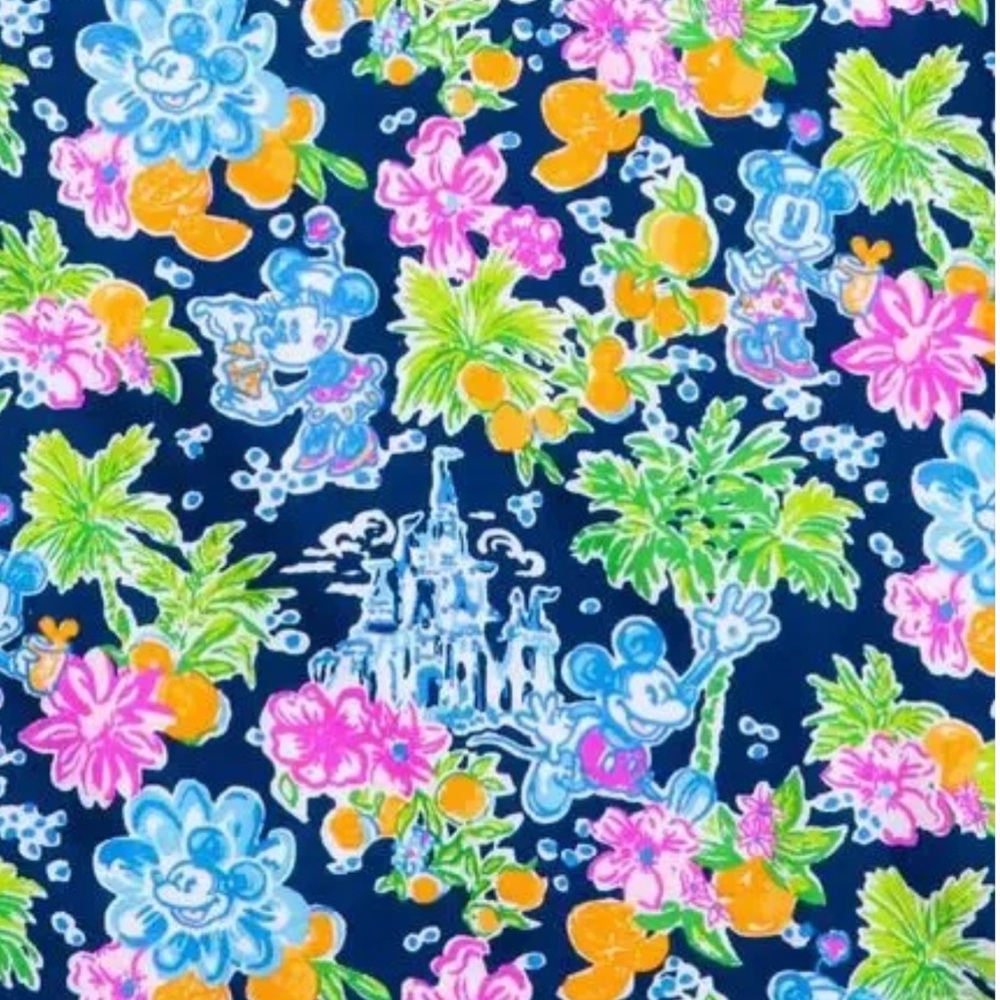Lilly Pulitzer Floral Sleeveless Swim Dress - Picture 3 of 4